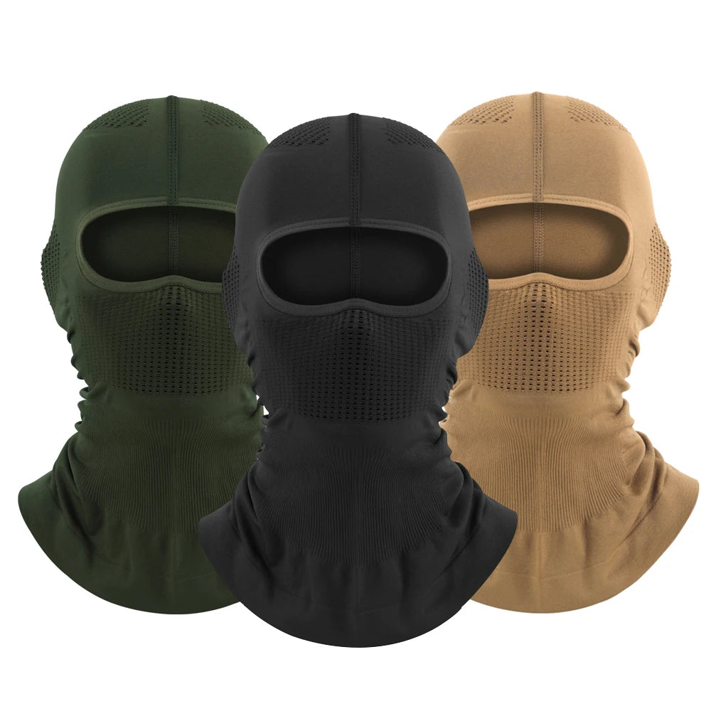 High Elasticity Breathable Balaclava Hat – Full Face Protection for Outdoor Activities