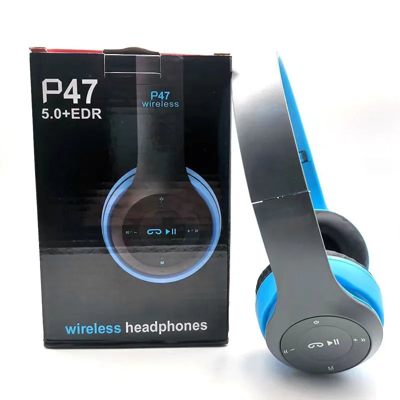 P47 Wireless Headphones – Over-Ear Portable Headset