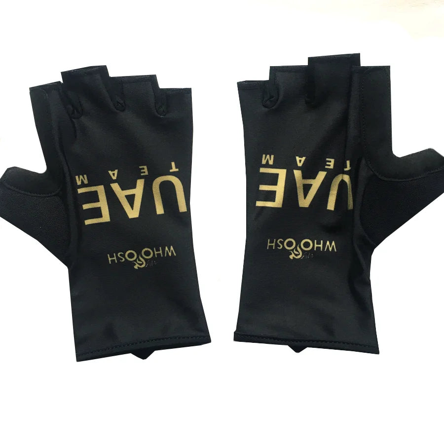 Men & Women Fingerless Cycling Gloves – Non-Slip Sport Mittens