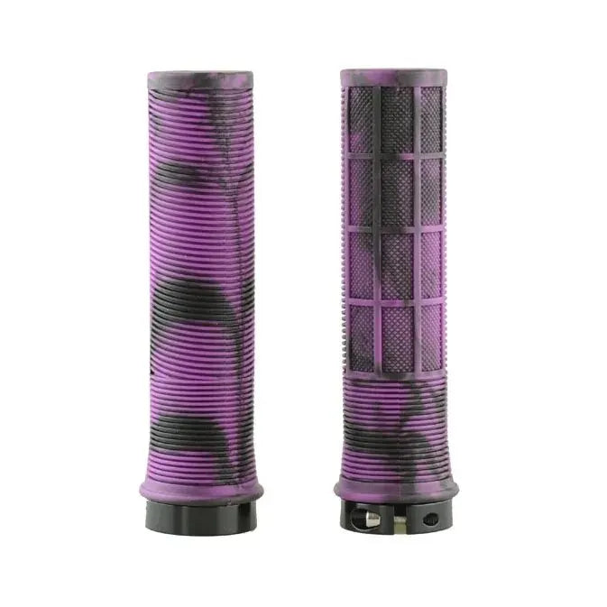 TPR Aluminum Alloy Lock-On Bicycle Handlebar Grips – Non-Slip MTB Bike Grips