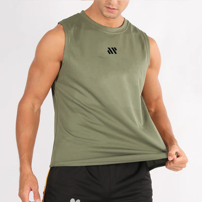 GITF Men’s Bodybuilding Vest – Breathable Gym Workout Mesh Sleeveless Shirt