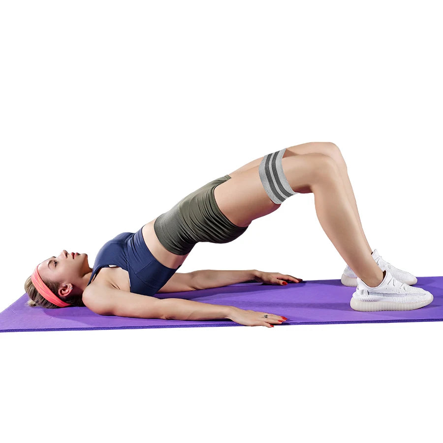 Fabric Resistance Hip Booty Bands – Unisex Glute & Thigh Workout Loops