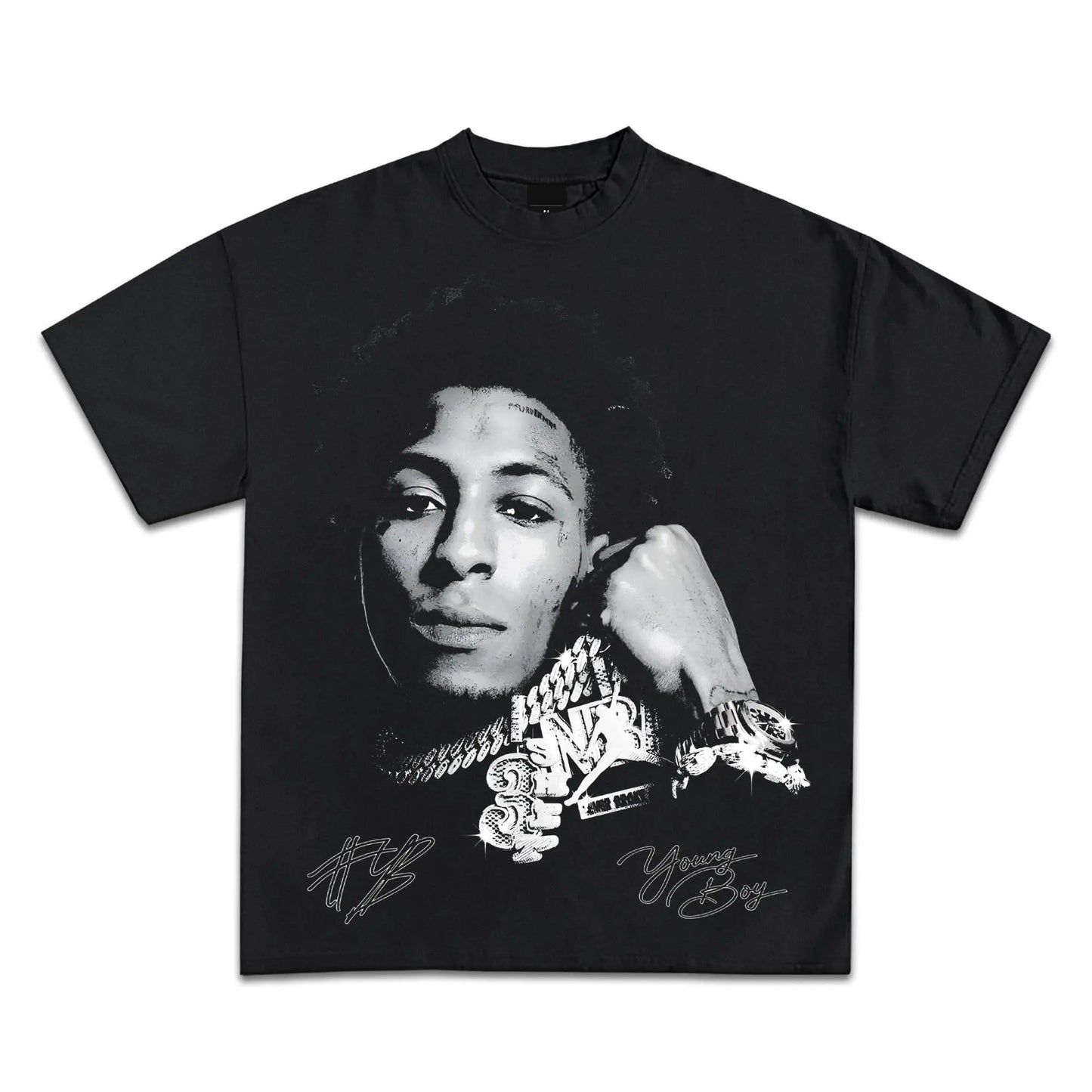 Youngboy Never Broke Again Graphic T-Shirts Premium Quality Heavyweight Shirts for Adults & Kids Summer Streetwear Harajuku Tops