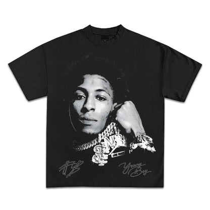 Youngboy Never Broke Again Graphic T-Shirts Premium Quality Heavyweight Shirts for Adults & Kids Summer Streetwear Harajuku Tops