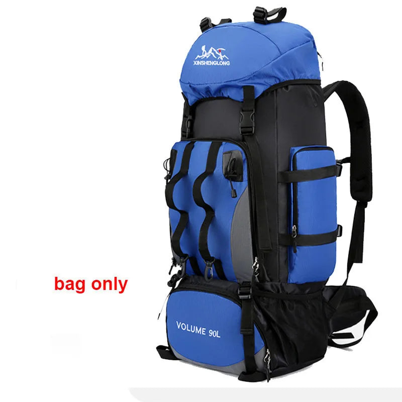Scione 90L Waterproof Hiking & Camping Backpack – Large Capacity Trekking Bag for Men & Women