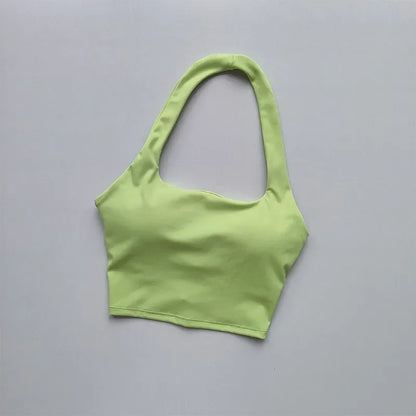 SKINOFSKIN Women’s Fitness Bra – Backless Gym & Yoga Crop Top for Running and Workouts