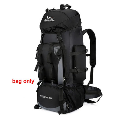 Scione 90L Waterproof Hiking & Camping Backpack – Large Capacity Trekking Bag for Men & Women