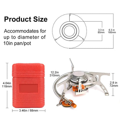 Portable Camping Gas Stove – Outdoor Cooking Made Easy