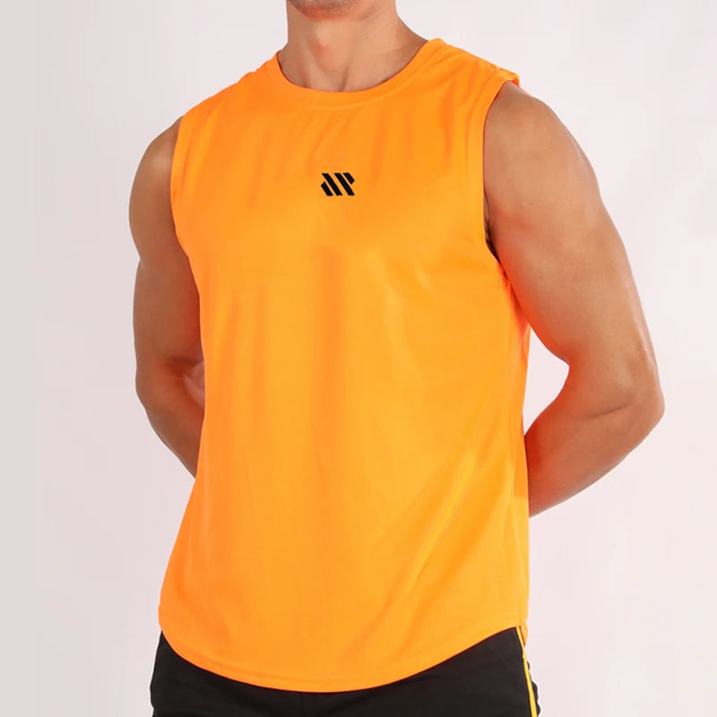 GITF Men’s Bodybuilding Vest – Breathable Gym Workout Mesh Sleeveless Shirt