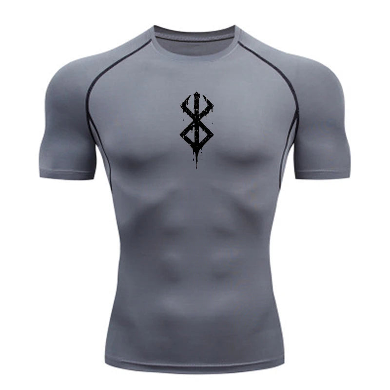 Unisex Summer Compression Sportswear – High Elastic Cotton Training Top