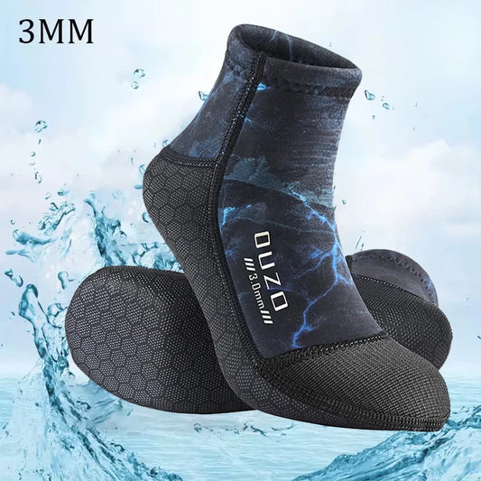 New 3mm Diving Neoprene Socks – Anti-Slip, Warm, Cold-proof Wetsuit Socks for Water Sports