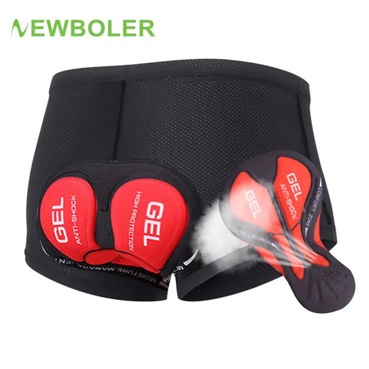 Men’s Cycling Shorts – Breathable, Quick-Dry, Anti-Sweat Polyester Shorts for Outdoor & Road Cycling
