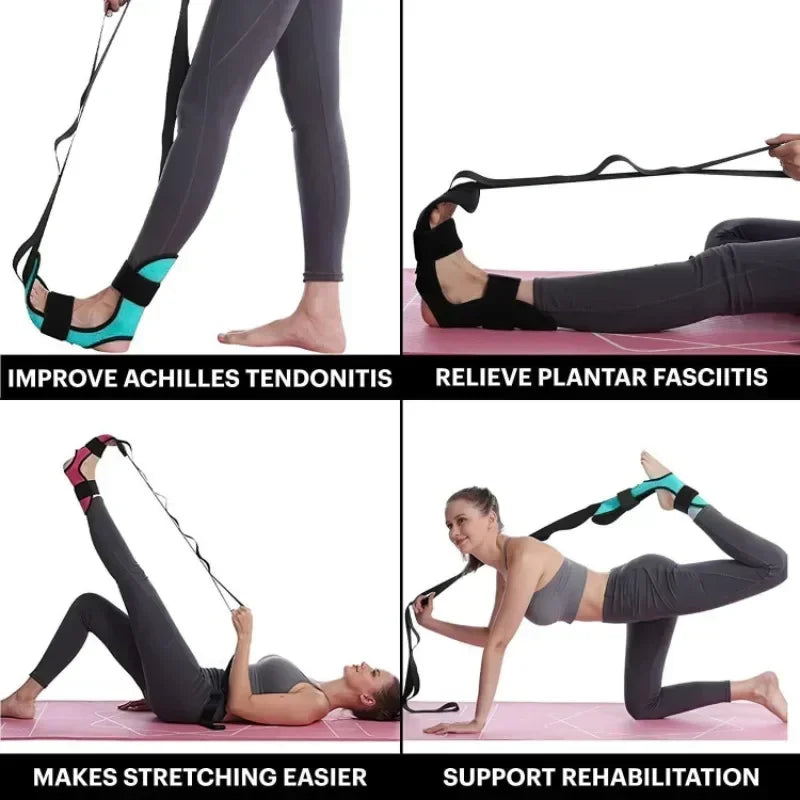 Yoga Leg Stretching Band – Foot Care & Flexibility Training Strap