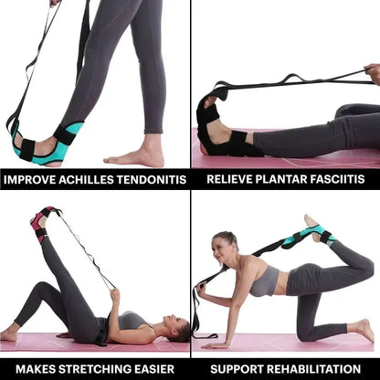 Yoga Leg Stretching Band – Foot Care & Flexibility Training Strap