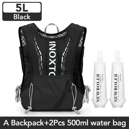 NEWBOLER Lightweight Running Backpack – 5L Hydration Vest for Unisex Cycling, Hiking & Marathon