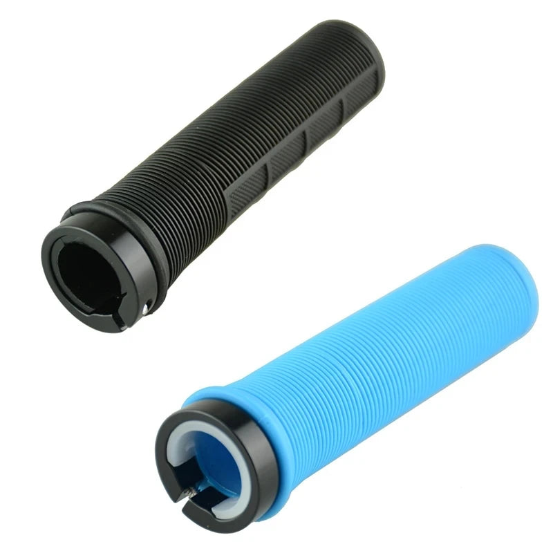 TPR Aluminum Alloy Lock-On Bicycle Handlebar Grips – Non-Slip MTB Bike Grips