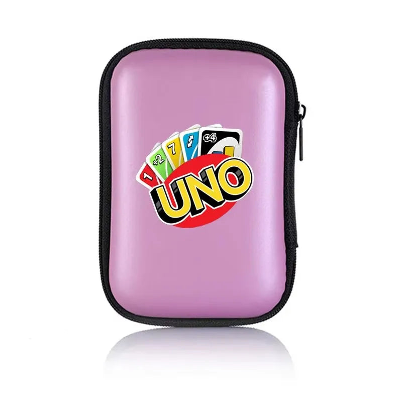 MINISO UNO Travel Zipper Case – Portable Card Game Storage