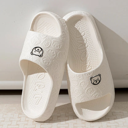 Women's Summer Animal Print Bathroom Slippers – Indoor Home Comfort