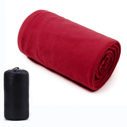 Ultra-Light Fleece Sleeping Bag Liner – Portable Envelope Travel Sheet for Adults, Camping & Outdoor Use