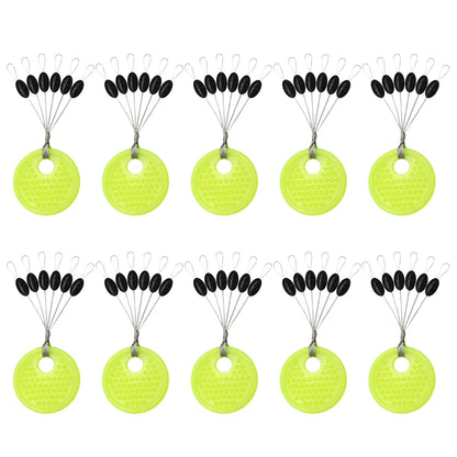 60pcs Rubber Space Beans – Carp Fishing Line Stoppers