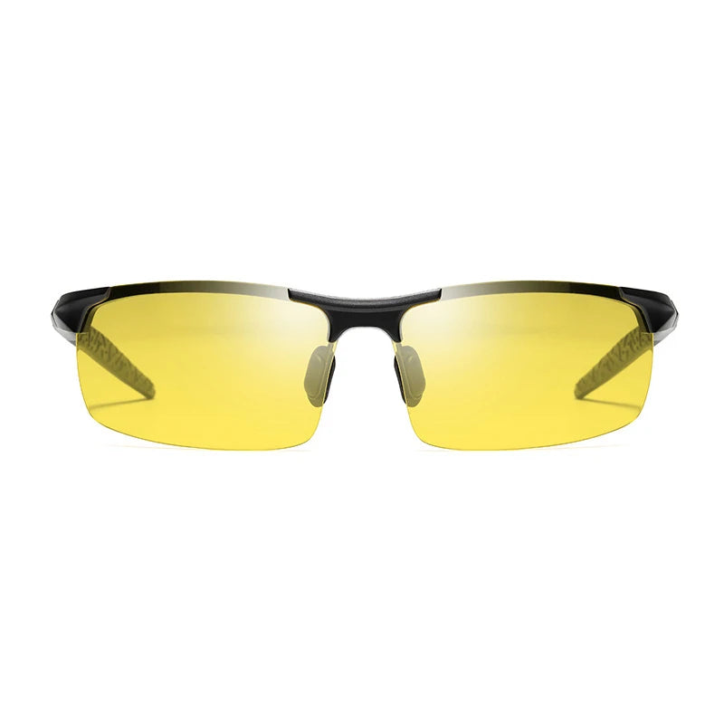 Men’s Polarized Night Vision Sunglasses – UV400 Day & Night Driving Glasses