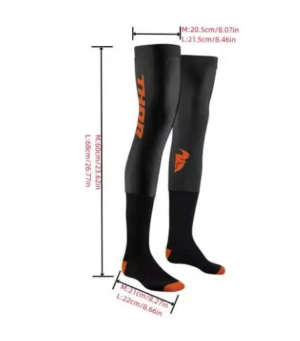 Colorful Cycling & Motorcycle Long Riding Socks