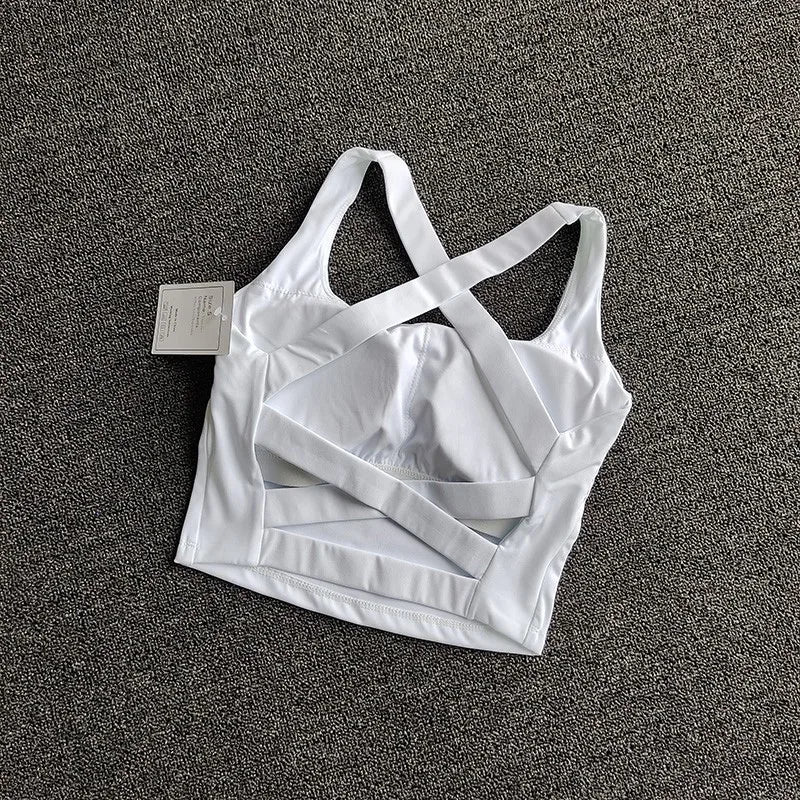 Women’s Push-Up Sports Bra – Breathable Fitness & Yoga Top, Running Vest Bralette (Model W1253)
