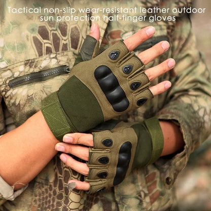 Half Finger Men’s Tactical / Outdoor Gloves – Sports, Cycling, Shooting, Airsoft, Motorcycle