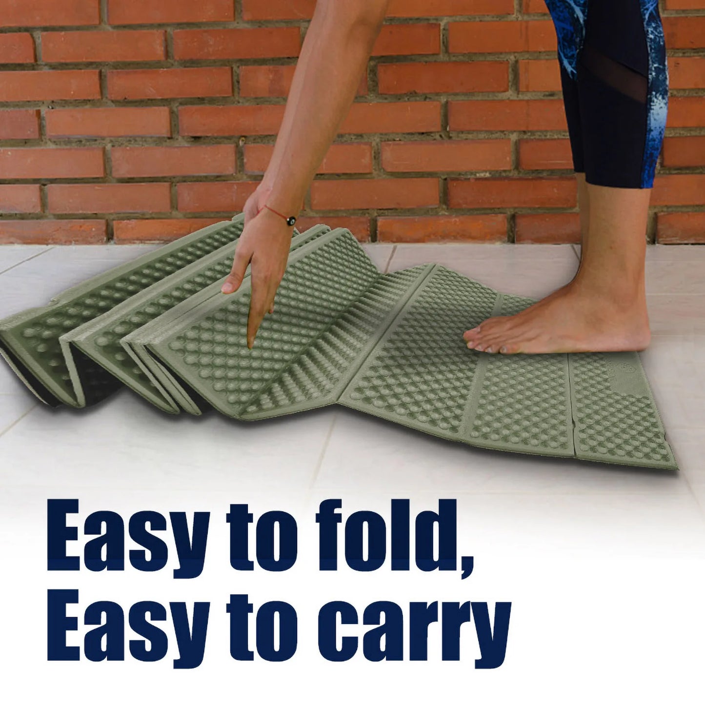 Outdoor Sleeping Pad – Inflatable Foam Camping Mattress