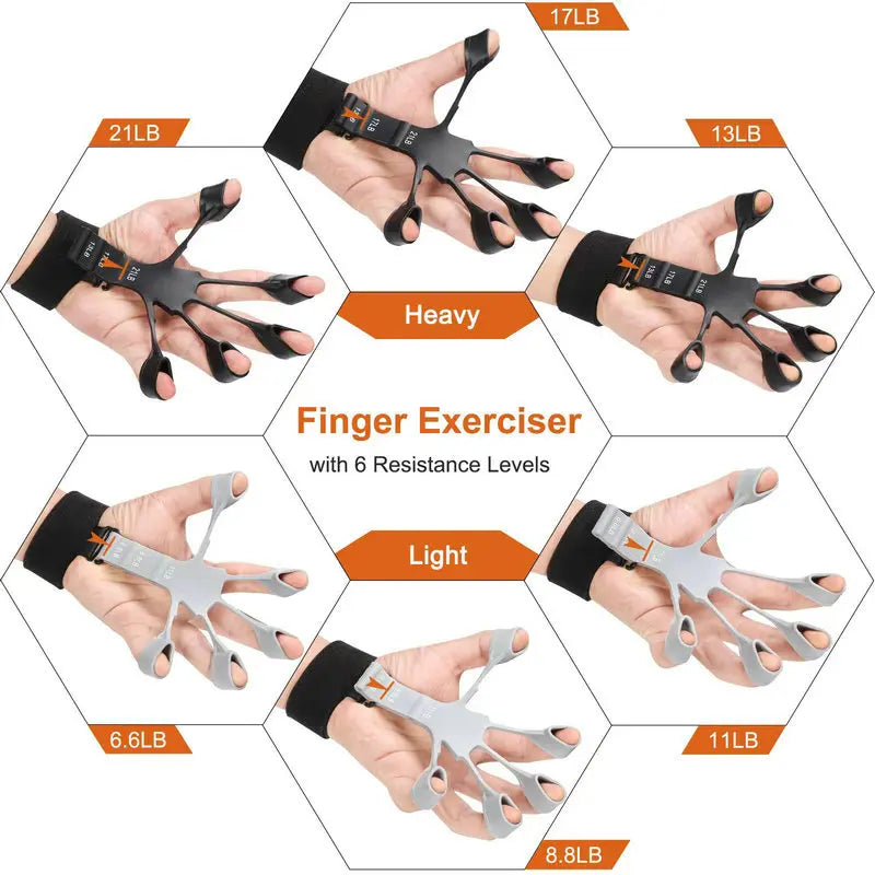 Silicone Gripster – Hand & Finger Strength Trainer