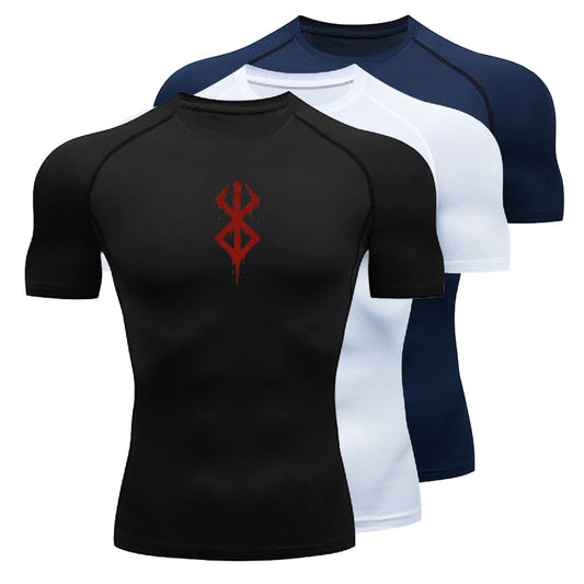 Unisex Summer Compression Sportswear – High Elastic Cotton Training Top