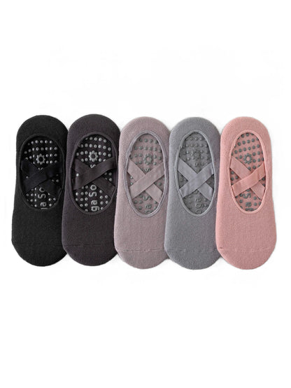 Women’s Anti-Slip Yoga & Pilates Socks – Knee-High Comfort and Stability