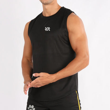GITF Men’s Bodybuilding Vest – Breathable Gym Workout Mesh Sleeveless Shirt