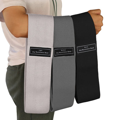 Fabric Resistance Hip Booty Bands – Unisex Glute & Thigh Workout Loops