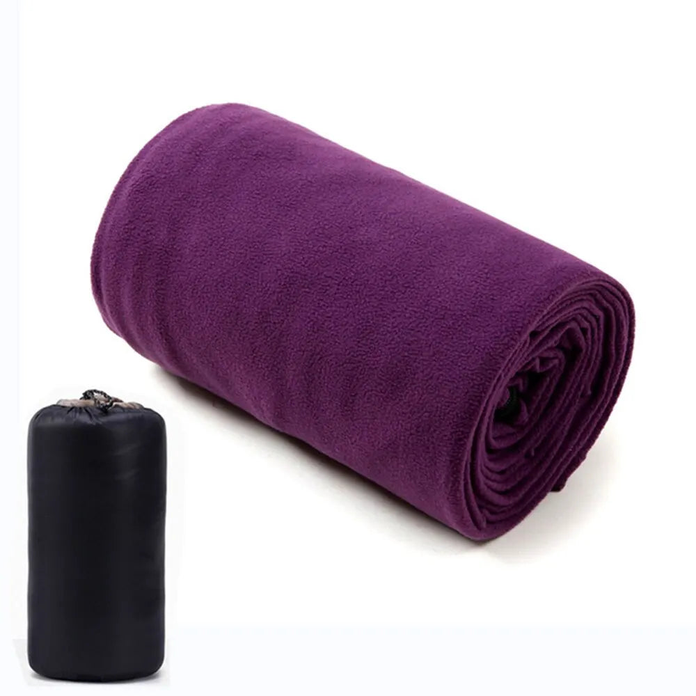 Ultra-Light Fleece Sleeping Bag Liner – Portable Envelope Travel Sheet for Adults, Camping & Outdoor Use
