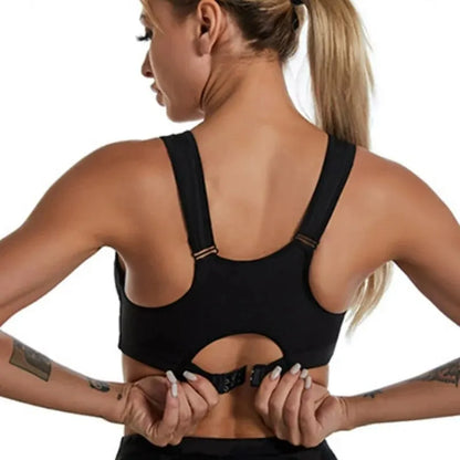 Women’s Yoga Fitness Bra – Shock-Absorbing, Breathable & Quick-Dry Sports Bra for Training and Running