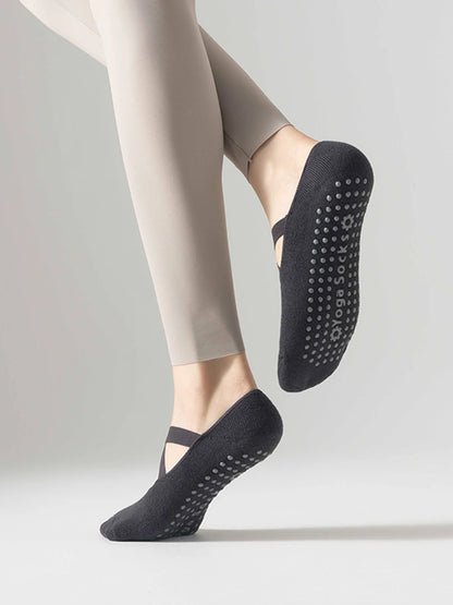 Women’s Anti-Slip Yoga & Pilates Socks – Knee-High Comfort and Stability