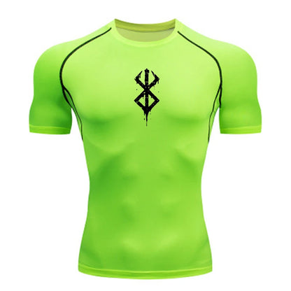 Unisex Summer Compression Sportswear – High Elastic Cotton Training Top