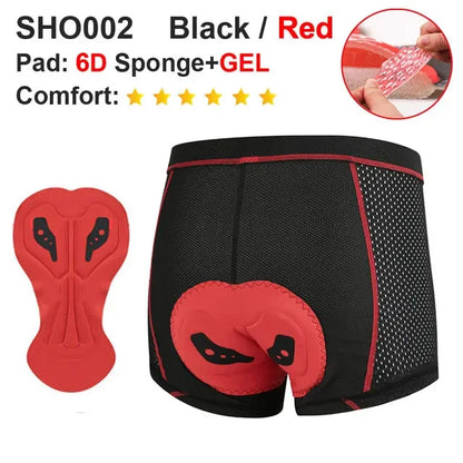 Men’s Cycling Shorts – Breathable, Quick-Dry, Anti-Sweat Polyester Shorts for Outdoor & Road Cycling