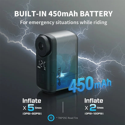 TOPUMP TB2 PRO Mini Portable Electric Pump – Cordless Tire Inflator