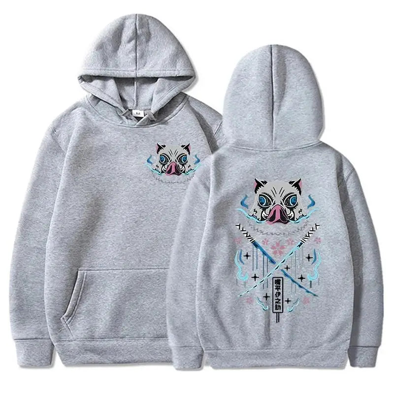 Japanese Anime Hoodie – Harajuku Print Pullover Sweatshirt for Men & Women