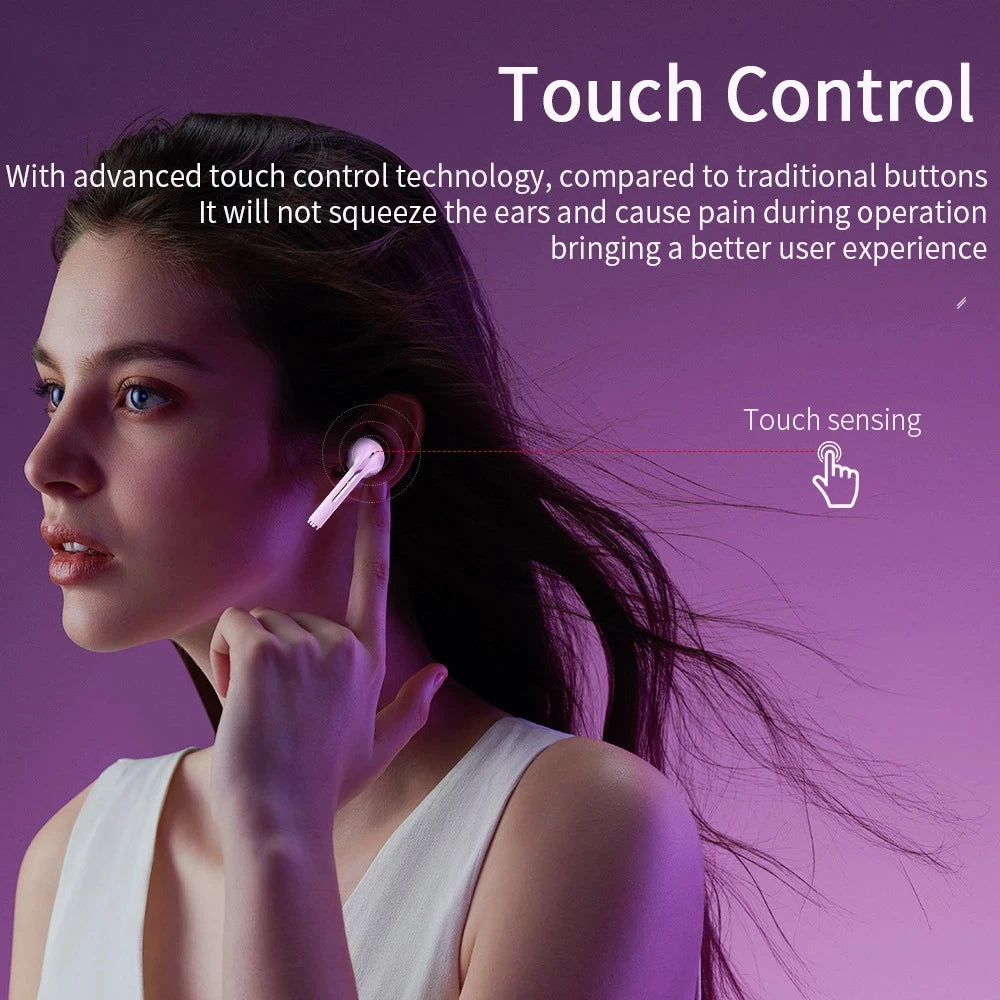Xiaomi J18 Wireless Earphones – Waterproof Sport Bluetooth Earbuds with Noise Cancellation & Microphone