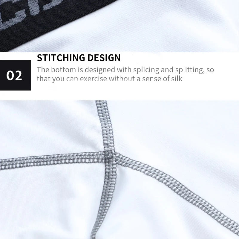 Men’s Single-Leg Basketball Compression Pants – Running Training Fitness Tights