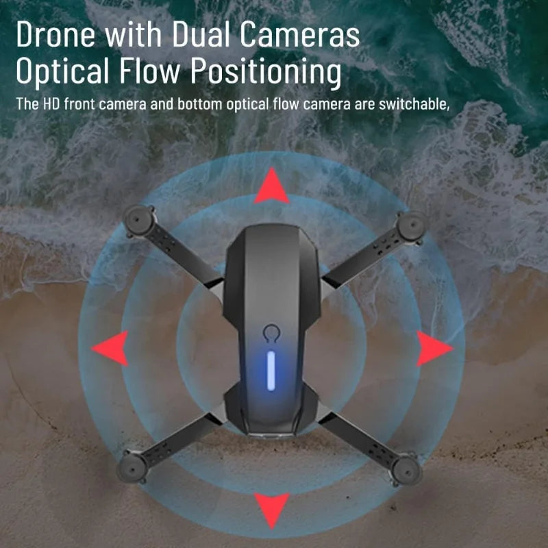 E99Pro 1080P HD FPV Drone – Foldable, Obstacle-Avoidance, Beginner Friendly