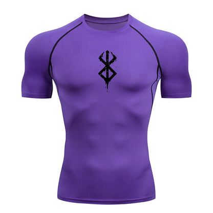 Unisex Summer Compression Sportswear – High Elastic Cotton Training Top