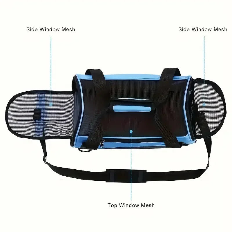 Soft-Sided Pet Carrier Bag | Portable & Foldable Travel Carrier for Cats, Dogs & Puppies
