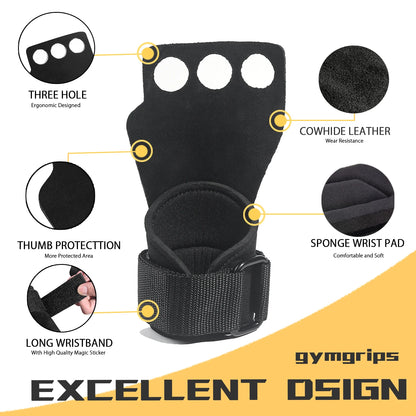 Gym Gloves Grips – Durable Hand Protection for Weightlifting & Training
