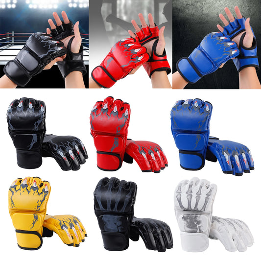 Kick MMA Boxing Gloves – Durable PU Gloves for Combat Sports Training