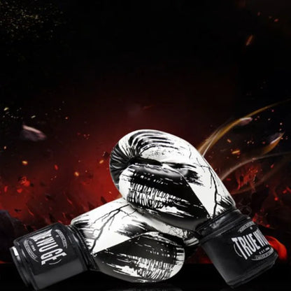 Kickboxing Gloves for Men & Women – PU Leather Muay Thai, Karate, MMA Training Gloves for Adults & Kids