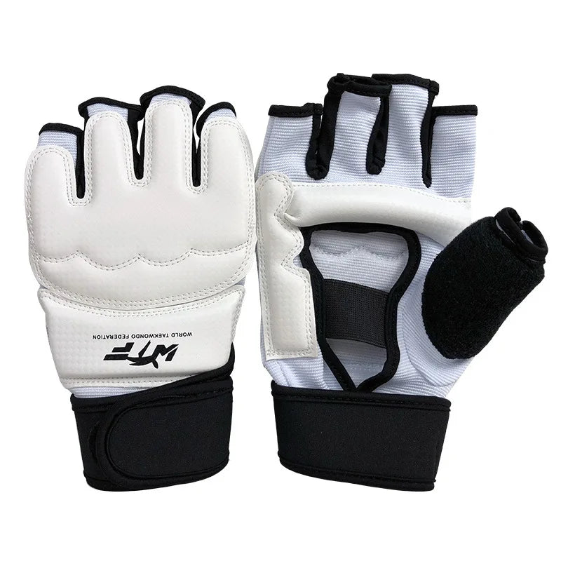 Unisex Polyester Taekwondo Foot Gloves & Ankle Protector Set